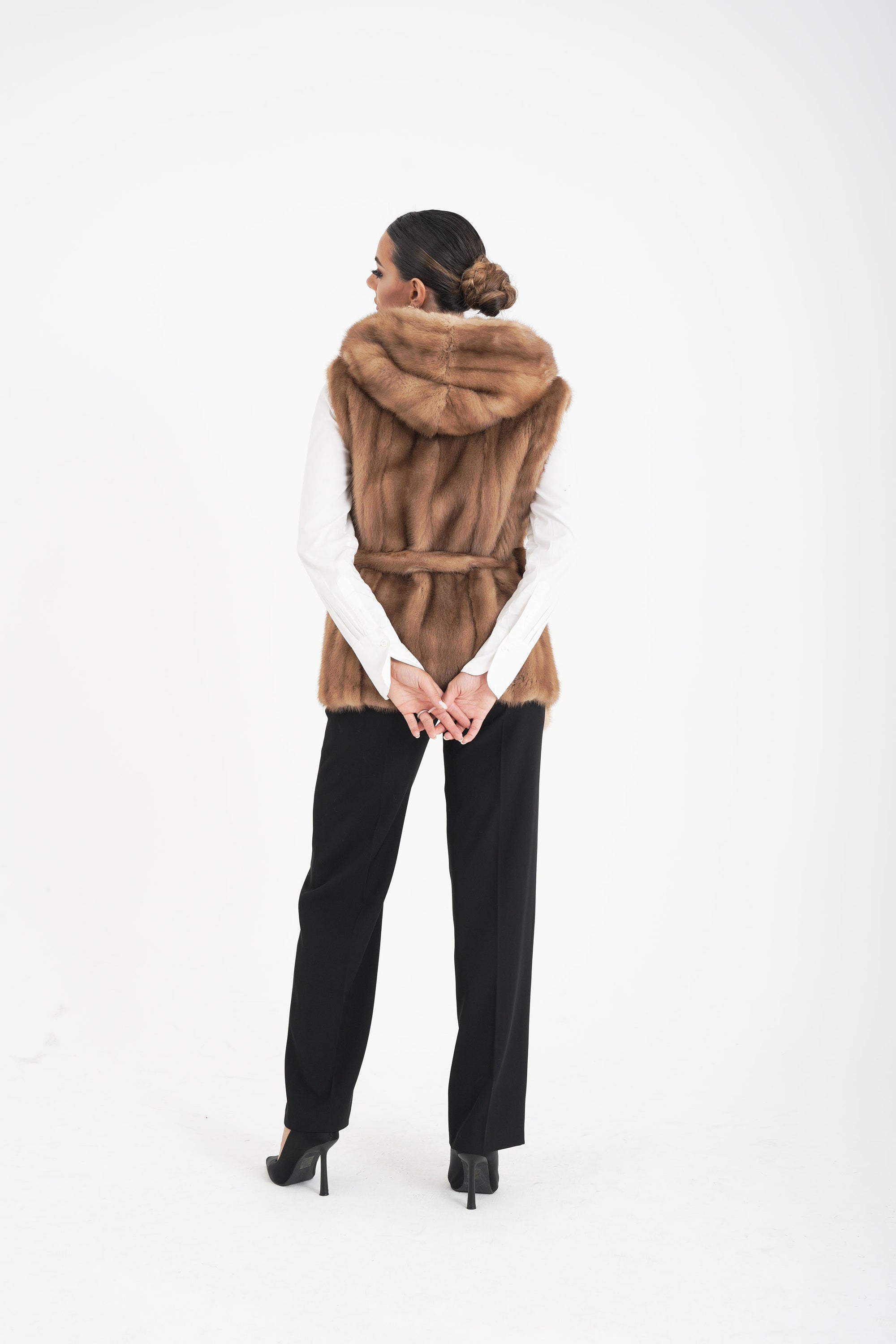 Gilet visone Erica