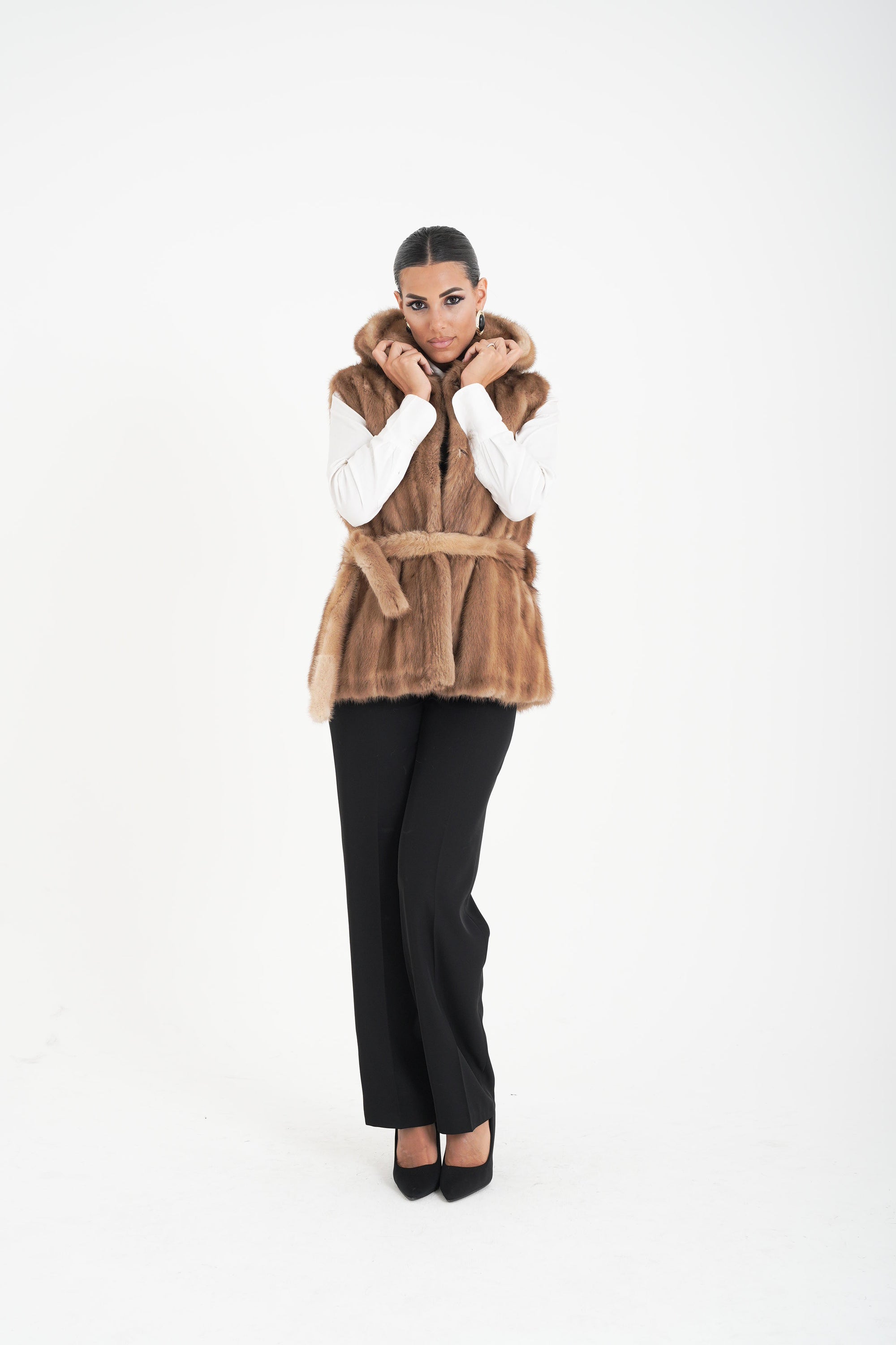 Gilet visone Erica