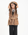 Gilet visone Erica