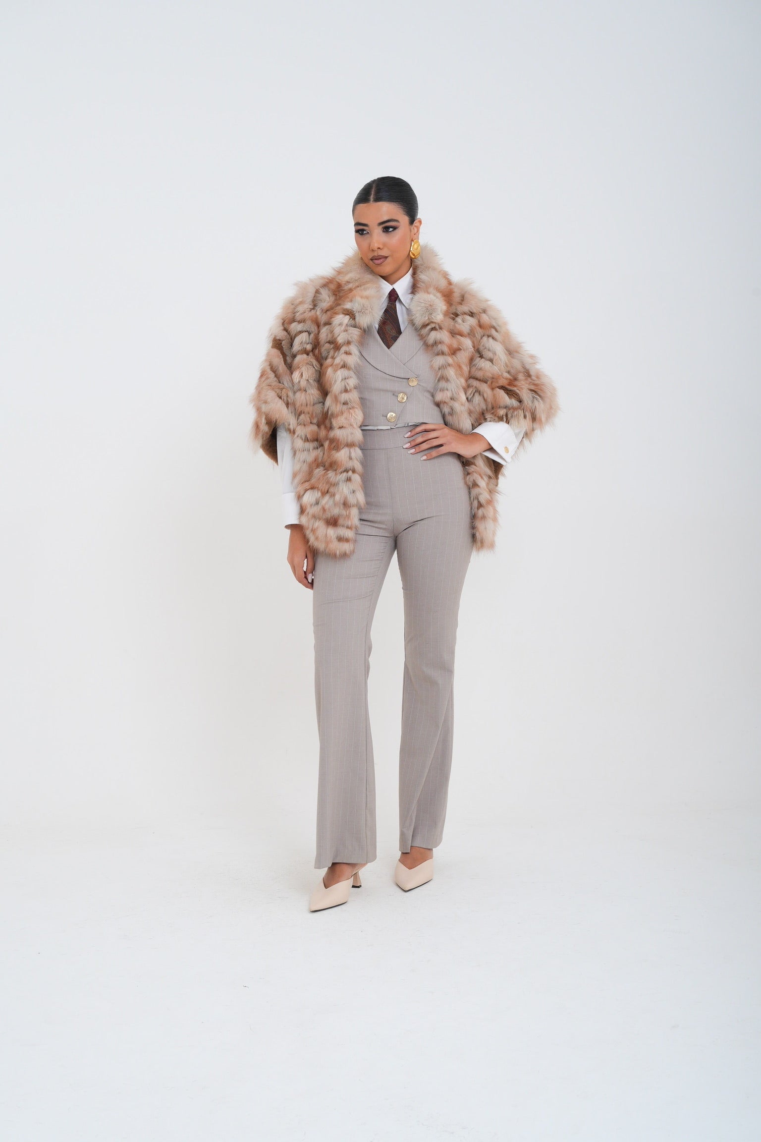 Mantella Volpe glamour Luxury