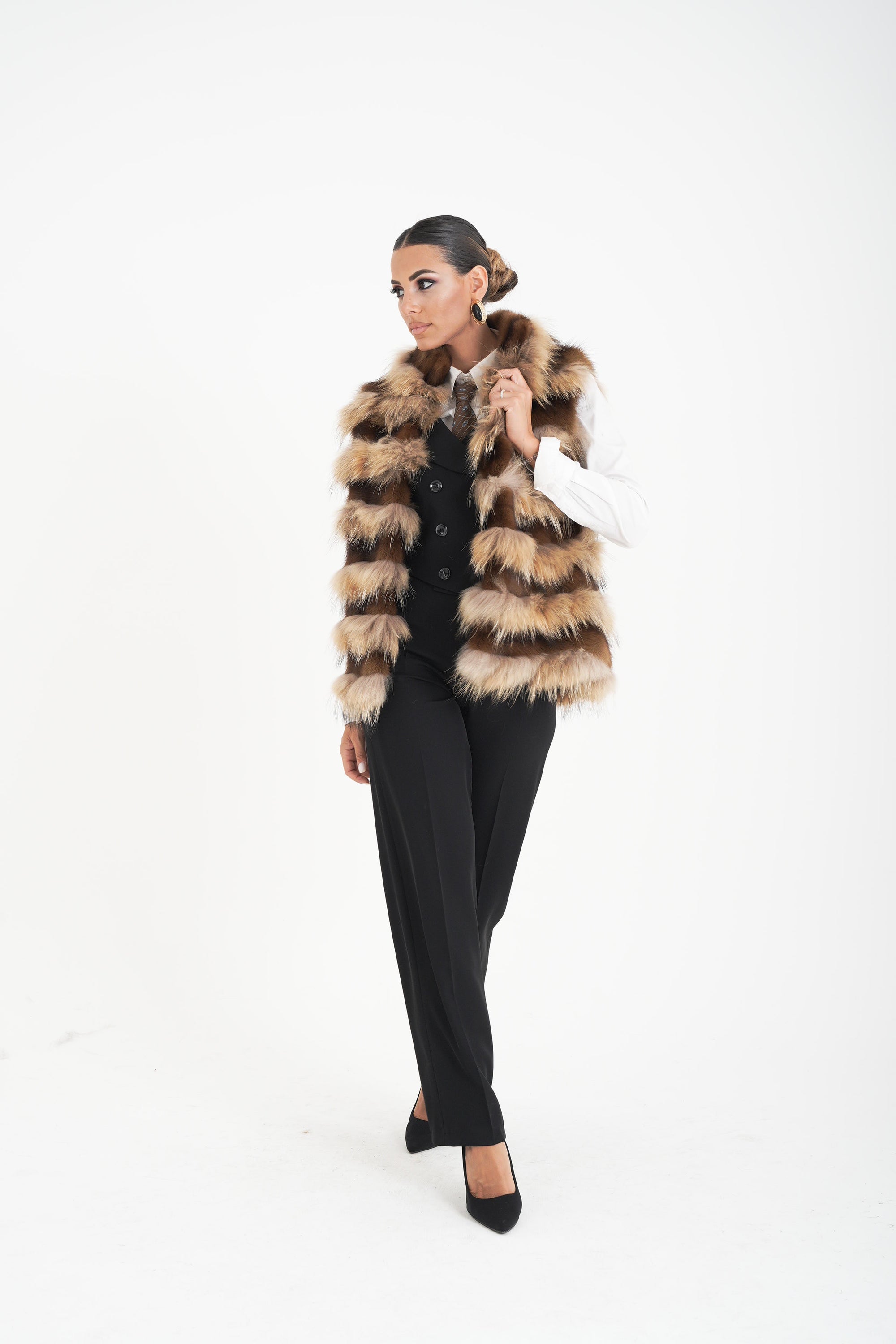 Gilet volpe iris