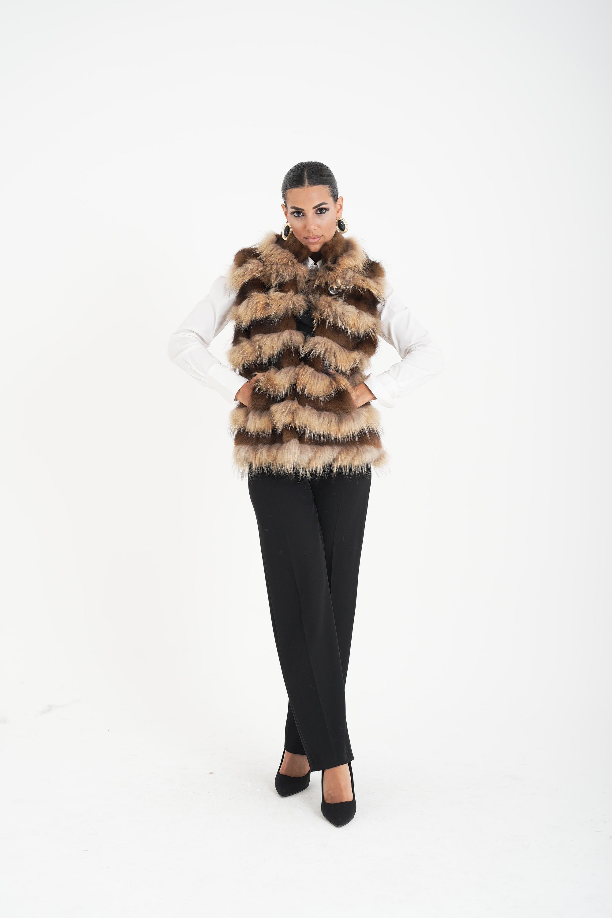 Gilet volpe iris