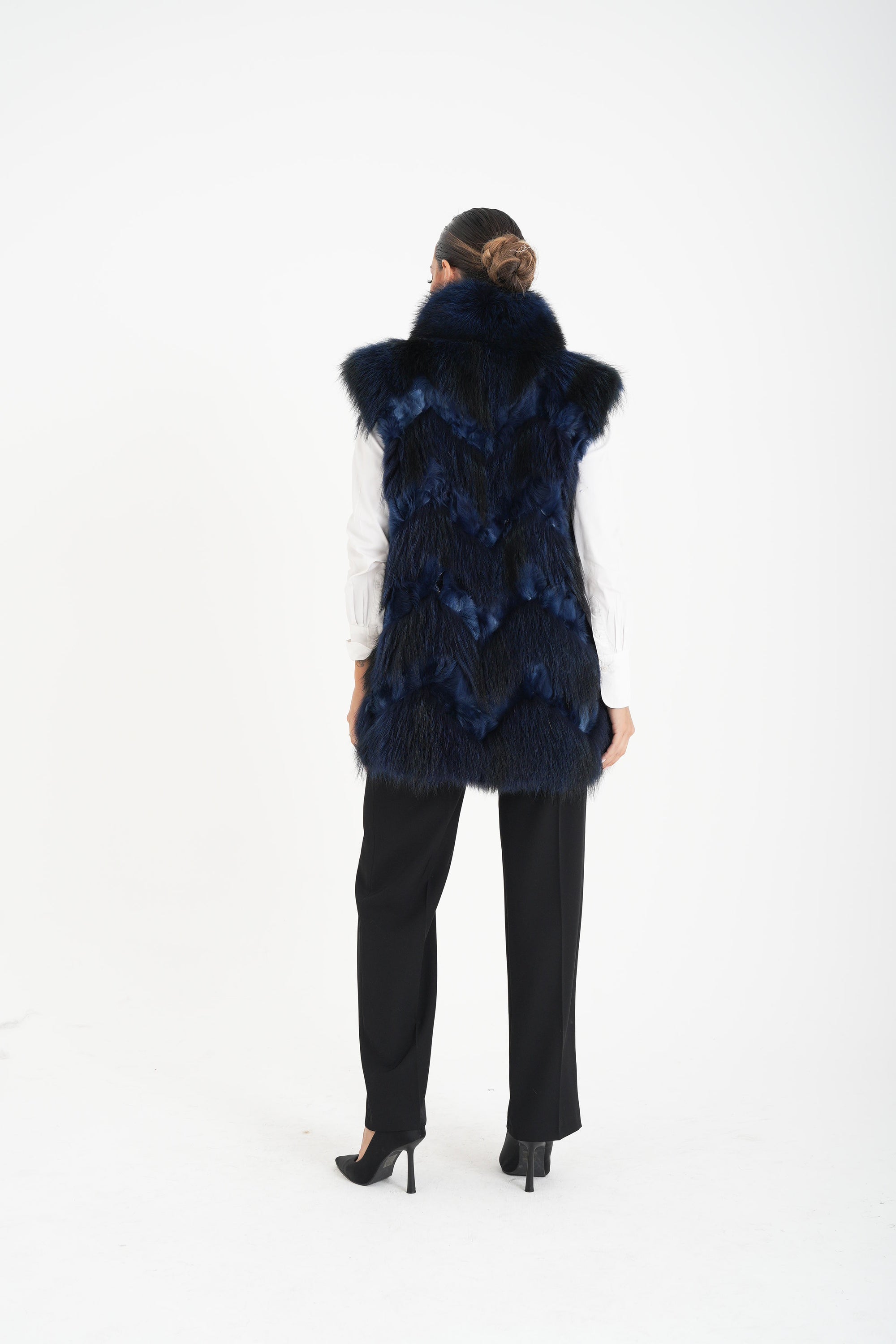 Gilet volpe lillà