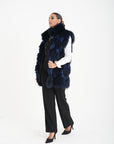 Gilet volpe lillà