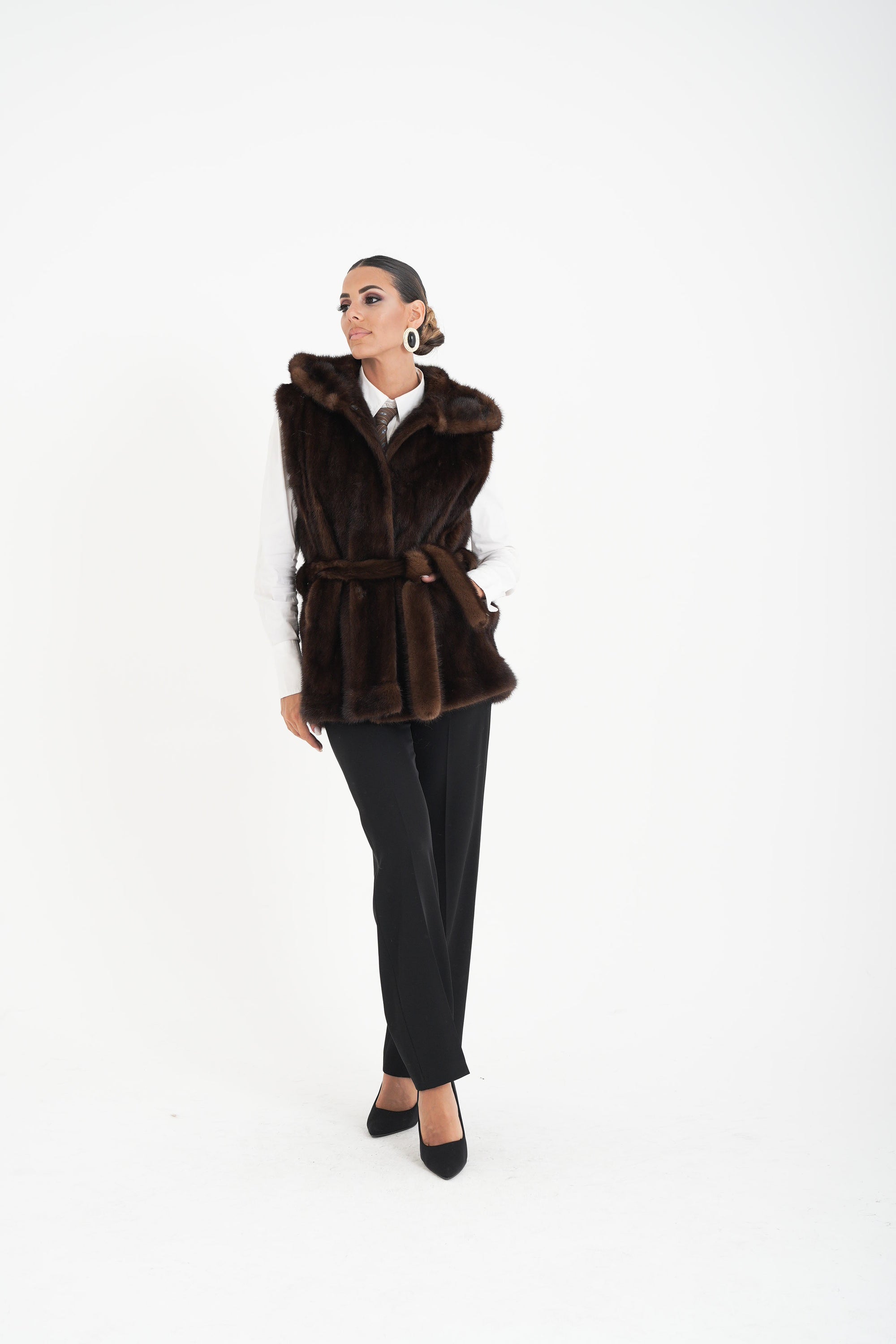 Gilet visone Margherita