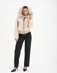 Bomber visone e volpe arnica
