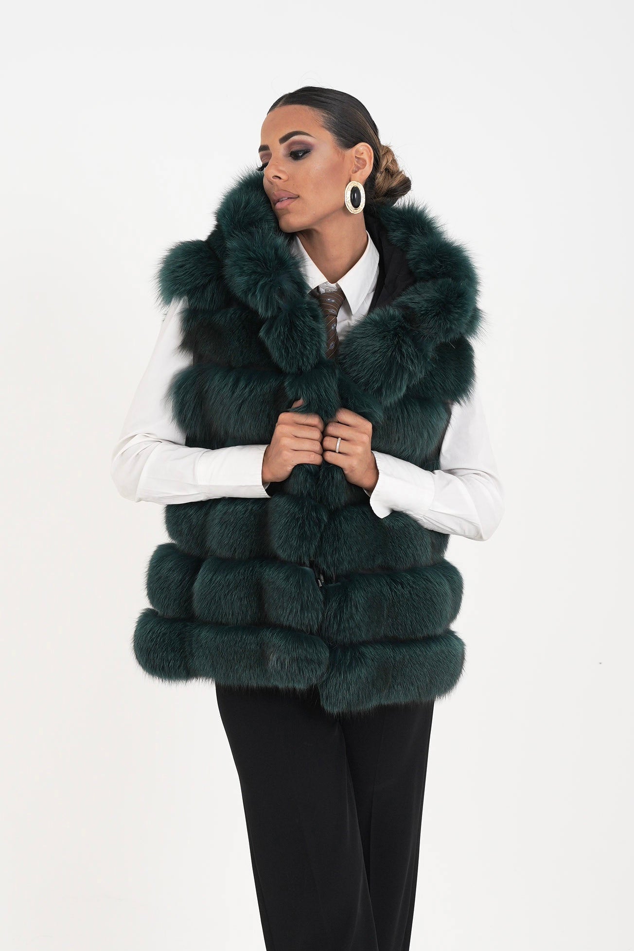 Gilet visone nigella