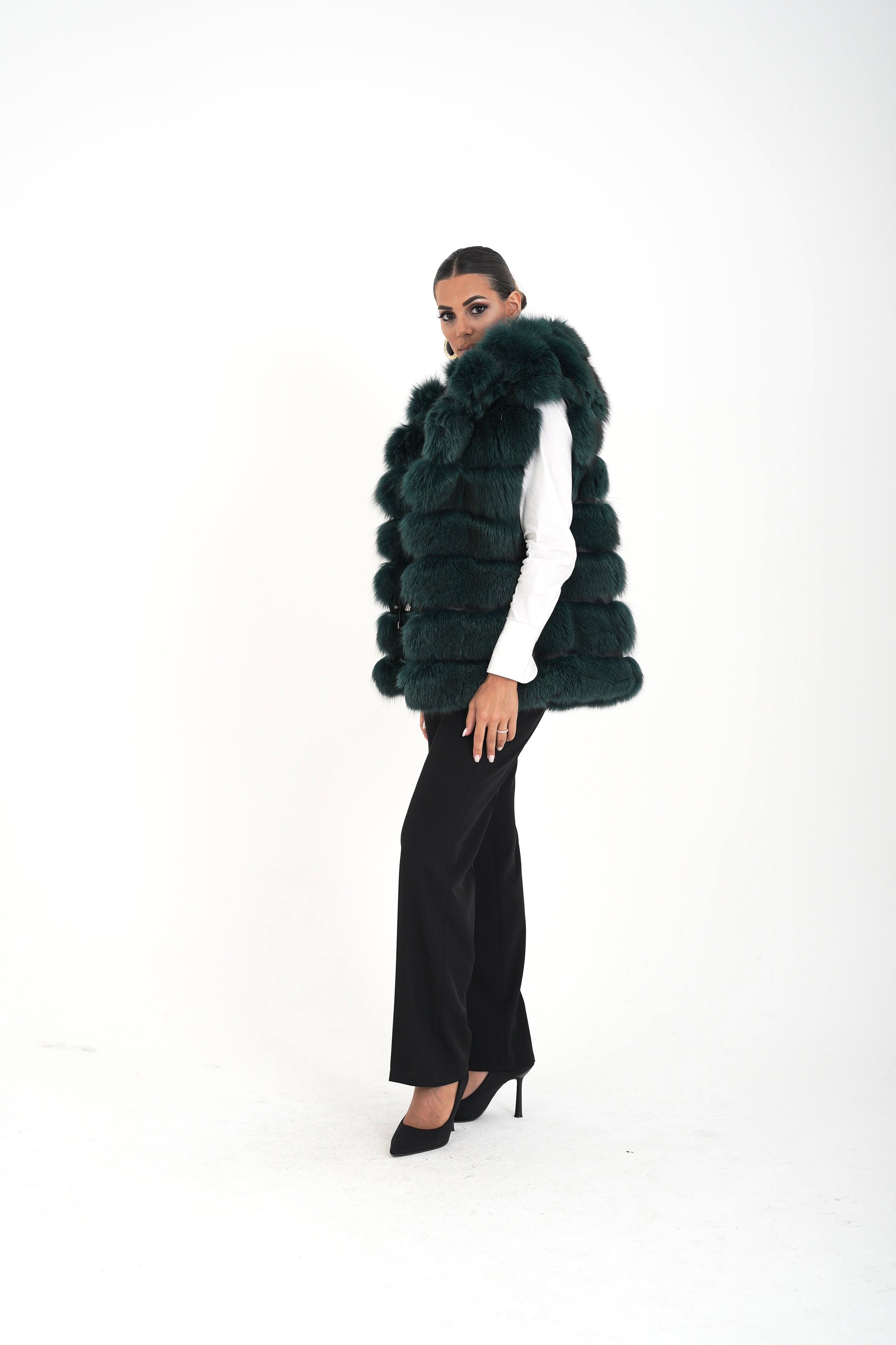 Gilet visone nigella