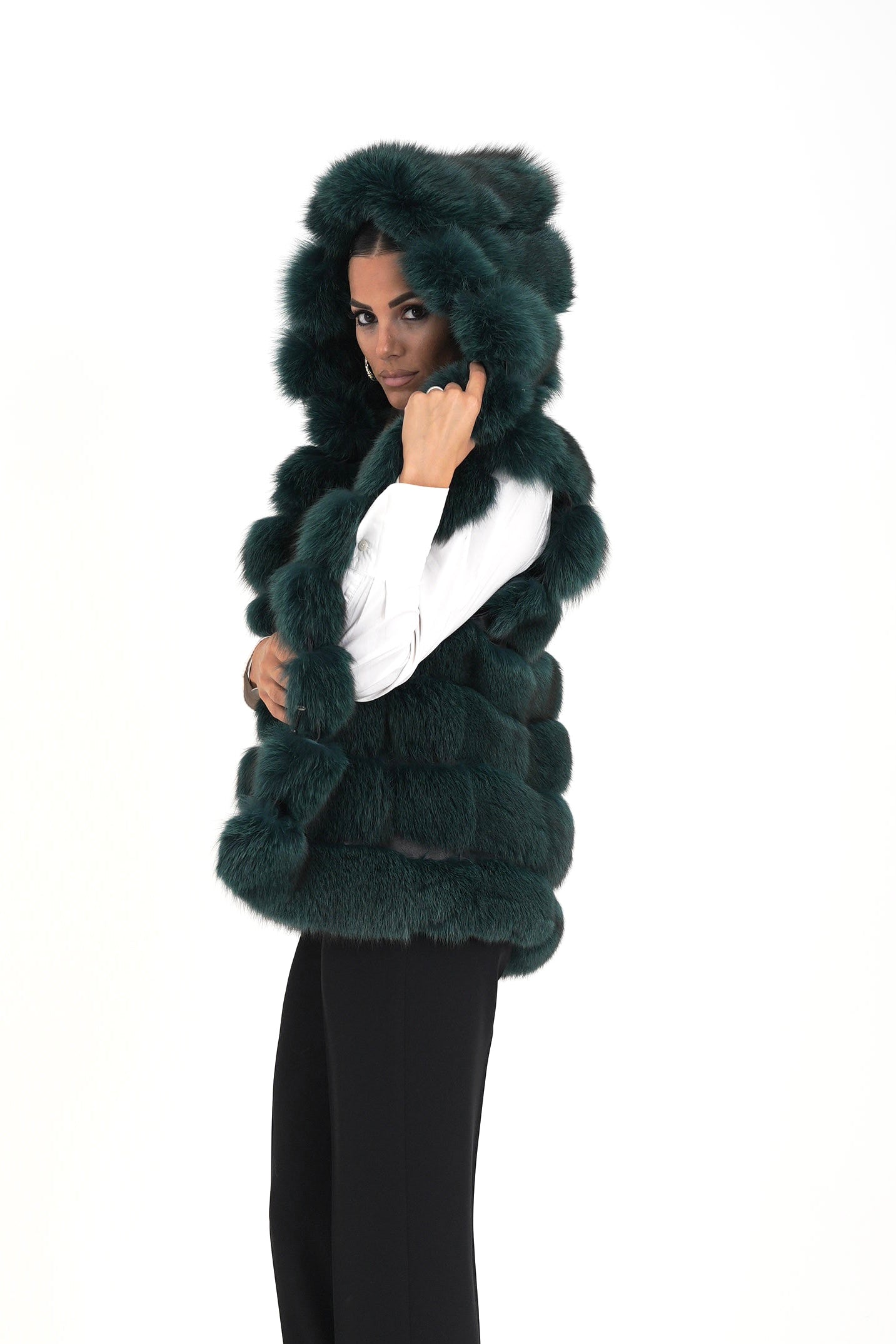 Gilet visone nigella