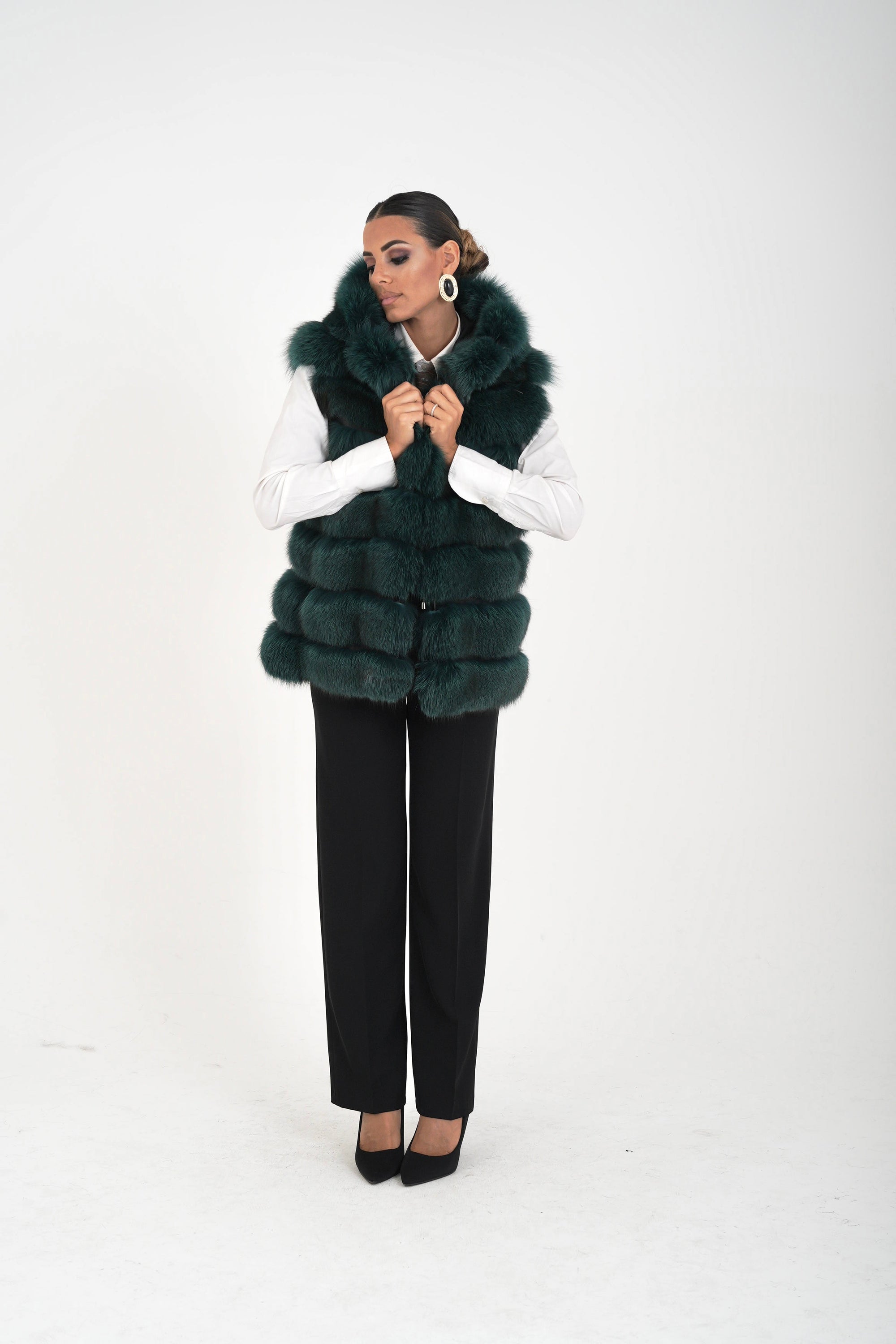 Gilet visone nigella