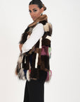 Gilet volpe fucsia