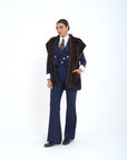 Gilet visone Morgana