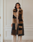 Gilet visone pach  Evelyne Luxury