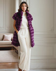 Gilet cincilla’ luxury